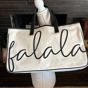 Heavy canvas tote bag - falala